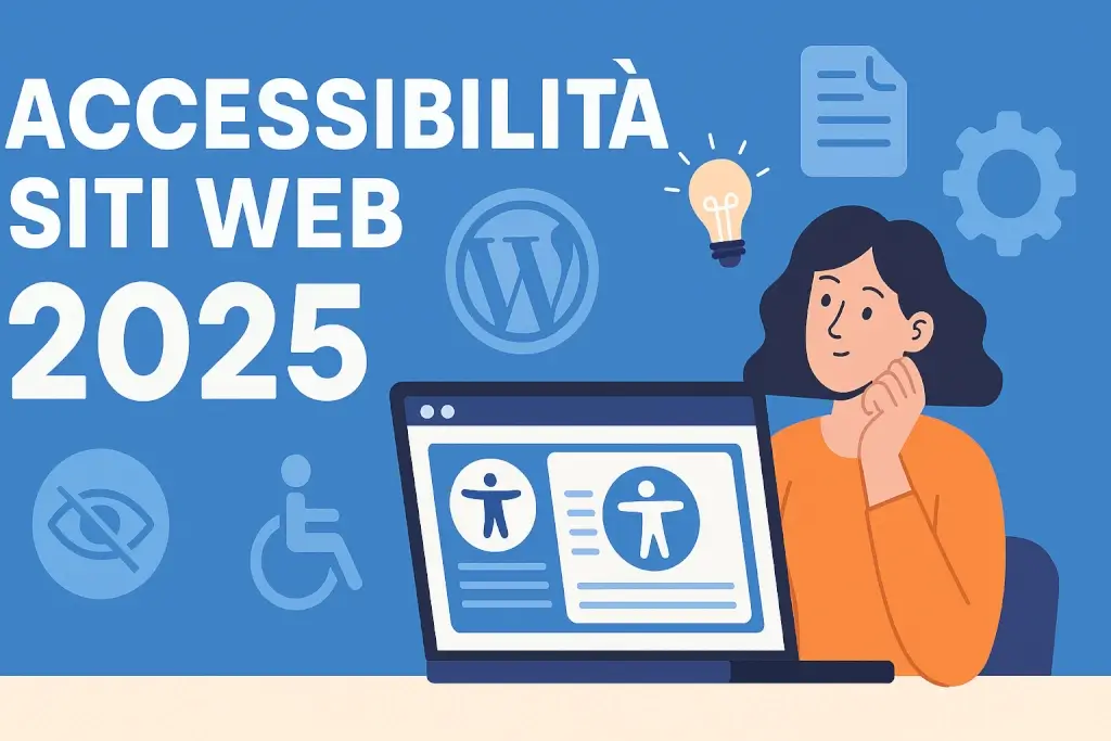 Illustrazione accessibilità web secondo normativa 2025